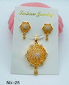 Designer Matte Gold Pandal Butti Set 2 Catalog
